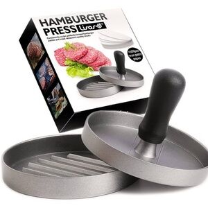 NEW! Hamburger Press with 100 Patty Papers